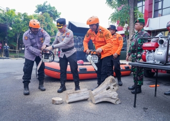 Polres Bojonegoro Perkuat Sinergi Lintas Sektor Hadapi Ancaman Bencana Alam
