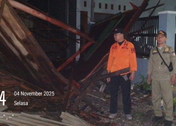 Angin Kencang Terjang Ngraho, Dua Rumah Rata dengan Tanah dan Puskesmas Rusak