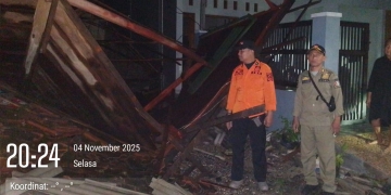 Angin Kencang Terjang Ngraho, Dua Rumah Rata dengan Tanah dan Puskesmas Rusak