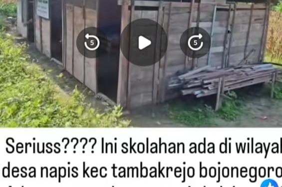 Viral Bangunan Reyot Disebut Sekolah di Napis, Kades Tegaskan Itu Madrasah Swadaya di Tanah Pribadi