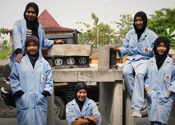 Mahasiswa Unigoro Ciptakan Beton dari Limbah Plastik, Lolos PIMNAS 2025