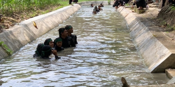 Semangat Mengkokohkan Nilai Luhur SH Terate 130 Siswa Ranting Kapas Jalani Pendadaran