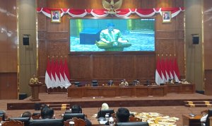 Suasana Rapat Paripurna DPRD Bojonegoro Bahas Pertanggungjawaban APBD 2025