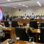 Audiensi DPRD Bojonegoro membahas hak masyarakat terdampak Bendungan Karangnongko.