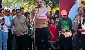 Widarko S.H. menyampaikan sambutan Harkopnas ke-79 Bojonegoro