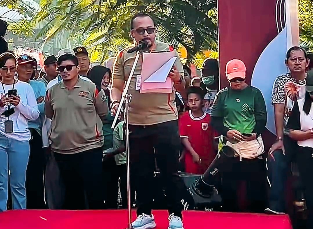 Widarko S.H. menyampaikan sambutan Harkopnas ke-79 Bojonegoro
