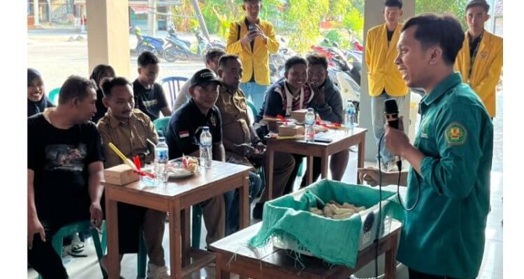 Mahasiswa KKN Universitas Bojonegoro sosialisasi jamur janggel dan launching SUMBERASA di Sumberbendo