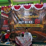 Abdul Wachid Mbah Dul menyampaikan materi HUT ke-81 RI di Sumbang Bojonegoro