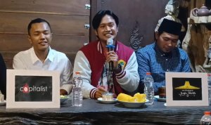 Ketua Bawaslu Kabupaten Bojonegoro Dr. Handoko Sosro Hadi Wijoyo saat menjadi narasumber dalam Ngobrol Jegrank Edisi #69 Ketua Bawaslu Kabupaten Bojonegoro Dr. Handoko Sosro Hadi Wijoyo saat menjadi narasumber dalam Ngobrol Jegrank Edisi #69 bertema “Generasi-Z dan Politik”, Selasa (18/8/2026).
