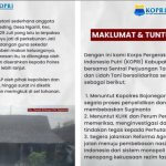Tangkapan layar unggahan KOPRI PC PMII Bojonegoro yang menunjukkan petani asal Kecamatan Ngraho, Bojonegoro, mendapat dukungan dari KOPRI PC PMII Bojonegoro dan kelompok pendamping petani.