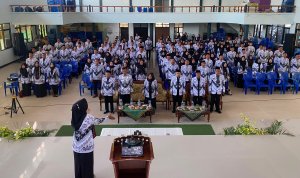 Suasana launching PGRI POWER Kabupaten Bojonegoro yang diikuti sekitar 250 peserta dari perwakilan 30 cabang PGRI se-Kabupaten Bojonegoro.