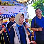 Wakil Bupati Bojonegoro Hj. Nurul Azizah saat memberikan sambutan dalam peringatan HUT ke-3 PT Kareb Alam Sejahtera, didampingi Direktur Utama Koperasi Kareb Alam Sejahtera Sriyadi Purnomo dan Komisaris PT Kareb Alam Sejahtera Widarko, S.H.