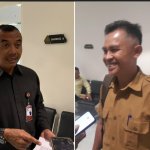 Kuasa hukum warga Moh. Saifuddin Zuhri dan Kepala Desa Temayang H. Mohammat Erfan dalam audiensi Komisi A DPRD Bojonegoro membahas polemik TKD 0083 dan hasil Musdes.