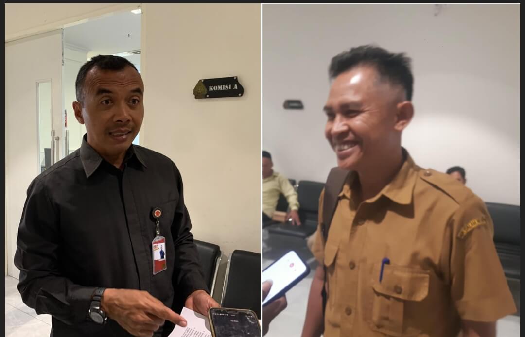 Kuasa hukum warga Moh. Saifuddin Zuhri dan Kepala Desa Temayang H. Mohammat Erfan dalam audiensi Komisi A DPRD Bojonegoro membahas polemik TKD 0083 dan hasil Musdes. Kuasa hukum warga Moh. Saifuddin Zuhri dan Kepala Desa Temayang H. Mohammat Erfan dalam audiensi Komisi A DPRD Bojonegoro membahas polemik TKD 0083 dan hasil Musdes.