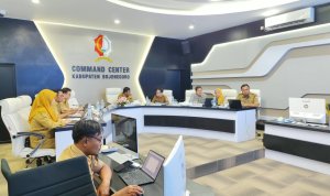 Foto Istimewa Pemkab Bojonegoro mengikuti Penilaian Interviu Evaluasi Kinerja Pemerintah Digital (PEMDI) secara daring bersama Kementerian PANRB di Command Center Gedung PIP, Senin (21/9/2026).