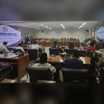 Audiensi gabungan Komisi A dan Komisi B DPRD Bojonegoro bersama Pemkab dan organisasi pemerintahan desa membahas alokasi Dana Desa untuk tahun anggaran 2027.