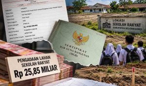 Ilustrasi pengadaan lahan Sekolah Rakyat Bojonegoro dengan pagu Rp25,85 miliar untuk luas 4,7 hektare.